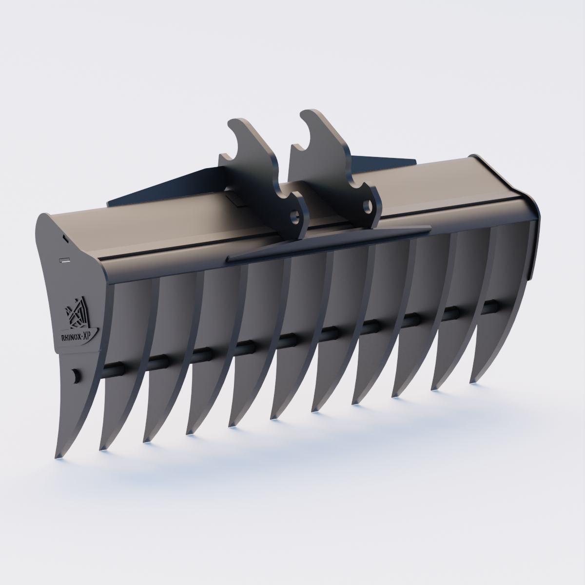 Kubota KX057-5 Quick Attach Land Rake 60" / 1500mm Back