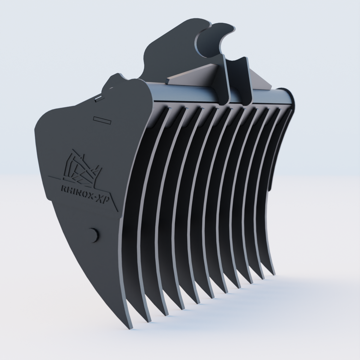 Kubota KX057-5 Quick Attach Land Rake 60" / 1500mm Side