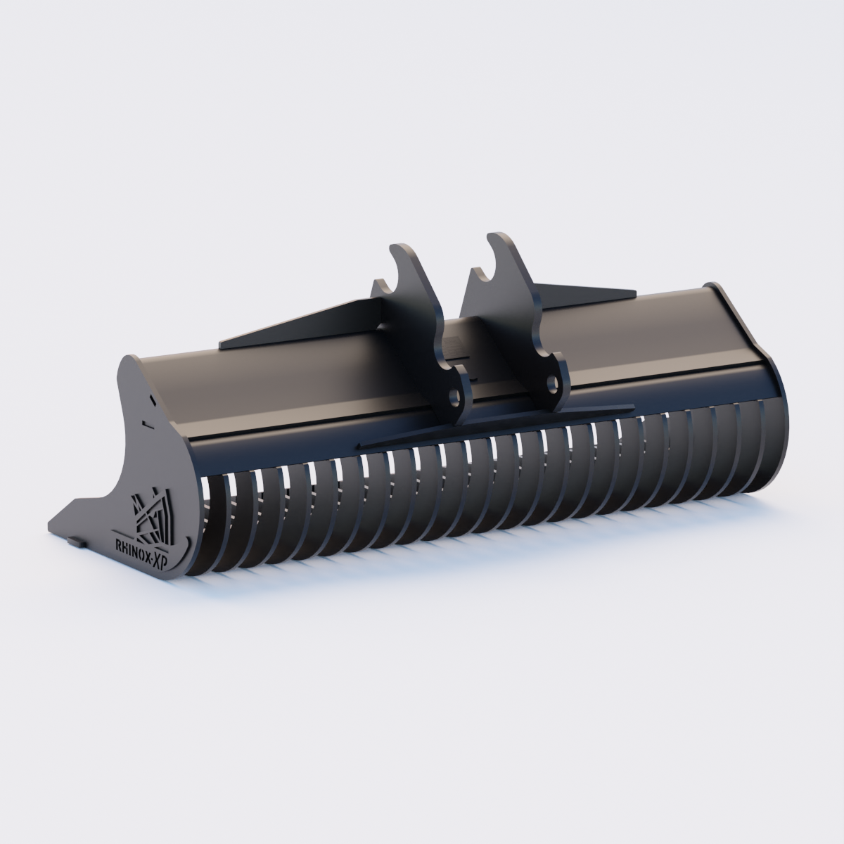 Kubota KX057-5 Quick Attach Rake Riddle Bucket 60" / 1500mm Back