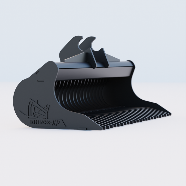 Kubota KX057-5 Quick Attach Rake Riddle Bucket 60