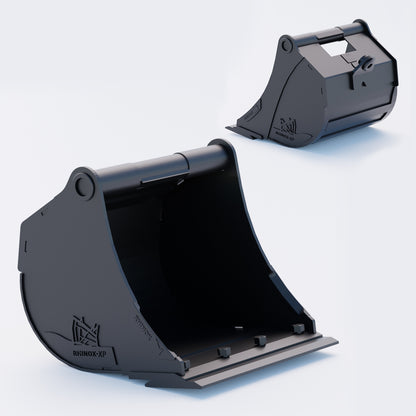 24" Heavy Duty Digging Bucket to suit TAG Coupler QC27 (1.25" Pin) Front & Back - Variant 6