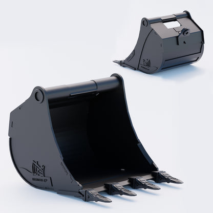 24" Heavy Duty Digging Bucket to suit TAG Coupler QC27 (1.25" Pin) Front & Back - Variant 5
