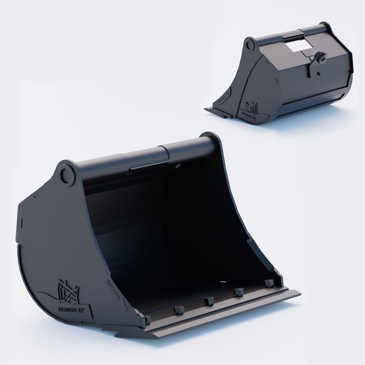 30" Heavy Duty Digging Bucket to suit TAG Coupler QC27 (1.25" Pin) Front & Back - Variant 4