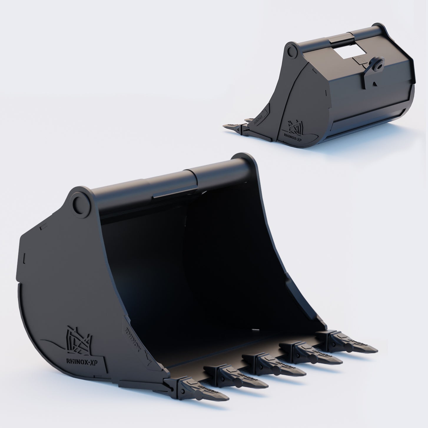 30" Heavy Duty Digging Bucket to suit TAG Coupler QC27 (1.25" Pin) Front & Back - Variant 3