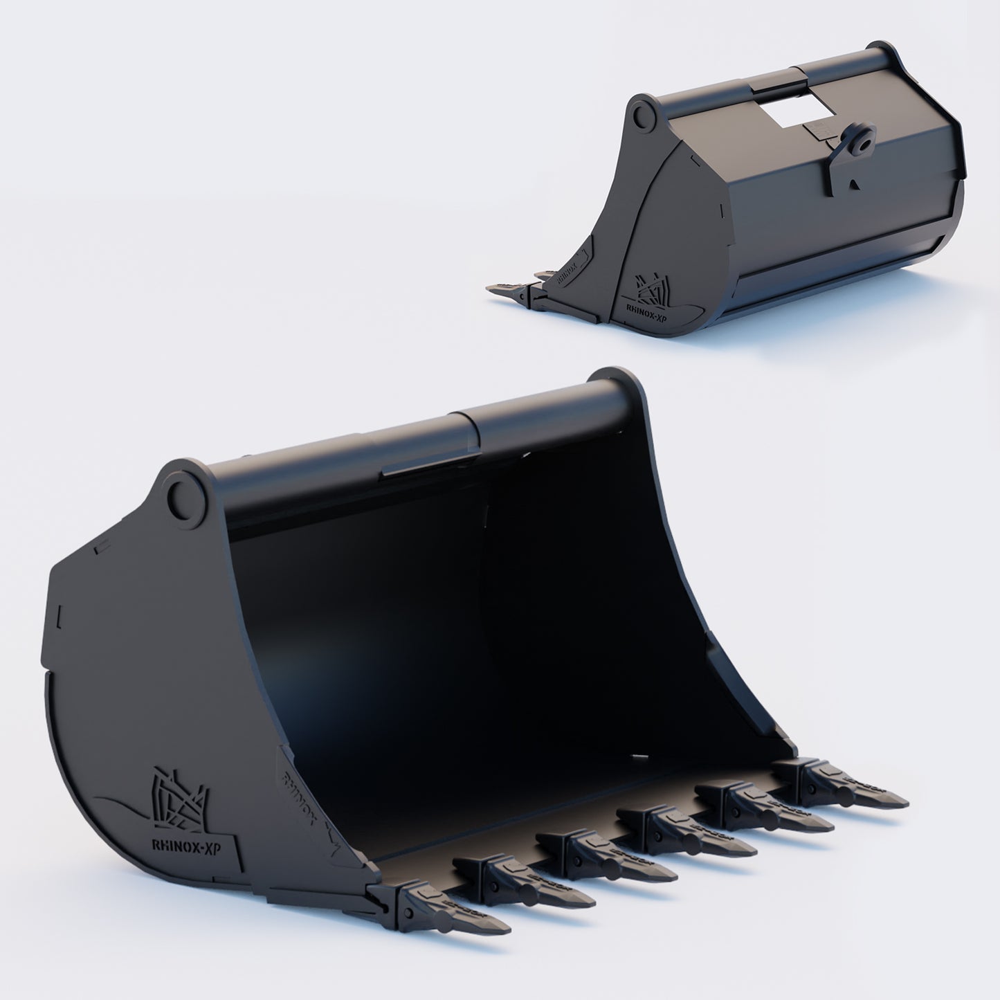 36" Heavy Duty Digging Bucket to suit TAG Coupler QC27 (1.25" Pin) Front & Back - Variant 3