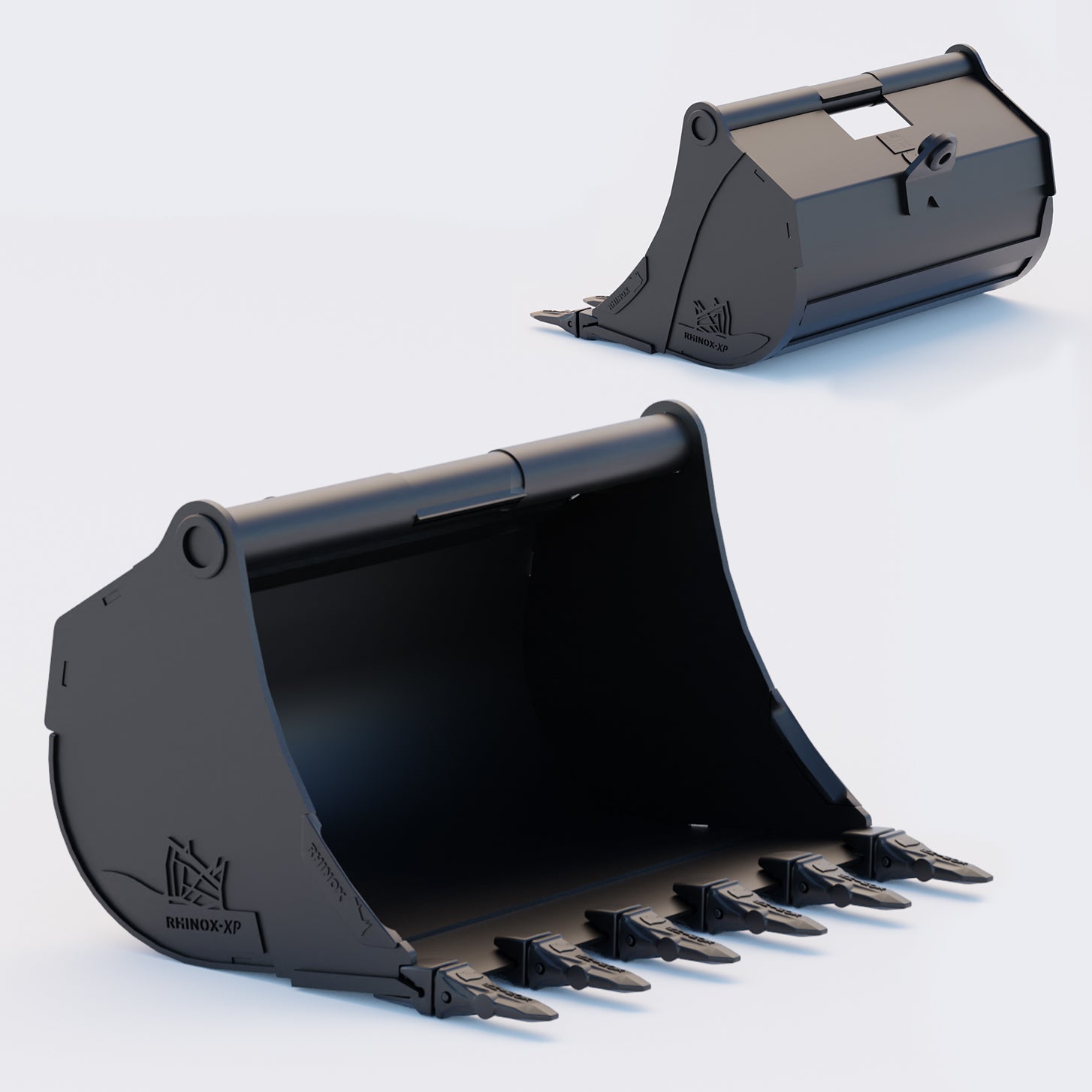 36" Heavy Duty Digging Bucket to suit TAG Coupler QC27 (1.25" Pin) Front & Back - Variant 3