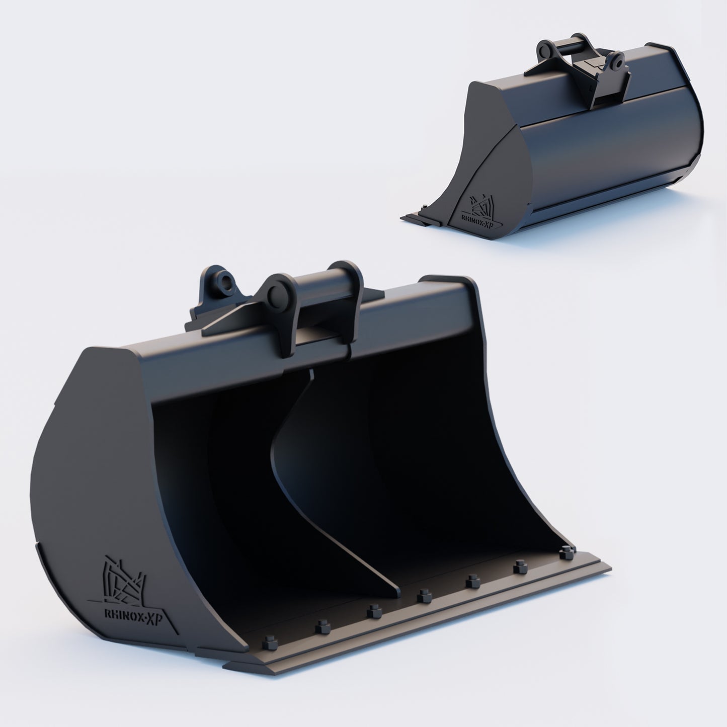 Heavy Duty Grading / Ditching Bucket to suit WainRoy Coupler QC27 (1.25" Pin)