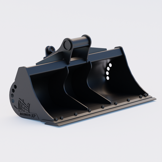 60" Heavy Duty Grading Bucket / Ditching Bucket to suit TAG Coupler QC30 (1.75" Pin) Front