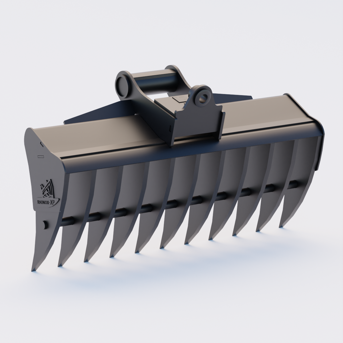 60" Land Rake to suit TAG Coupler QC30 (1.75" Pin) Back
