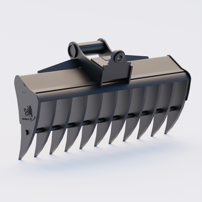 60" Land Rake to suit TAG Coupler QC30 (1.75" Pin) Back