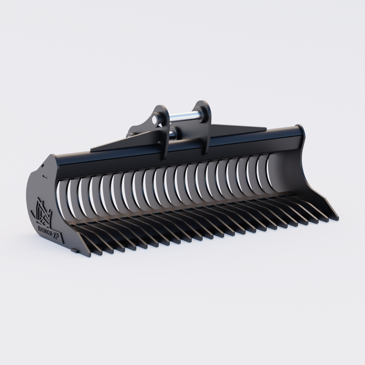 Bobcat E80 Rake Riddle Bucket 60" / 1500mm Front
