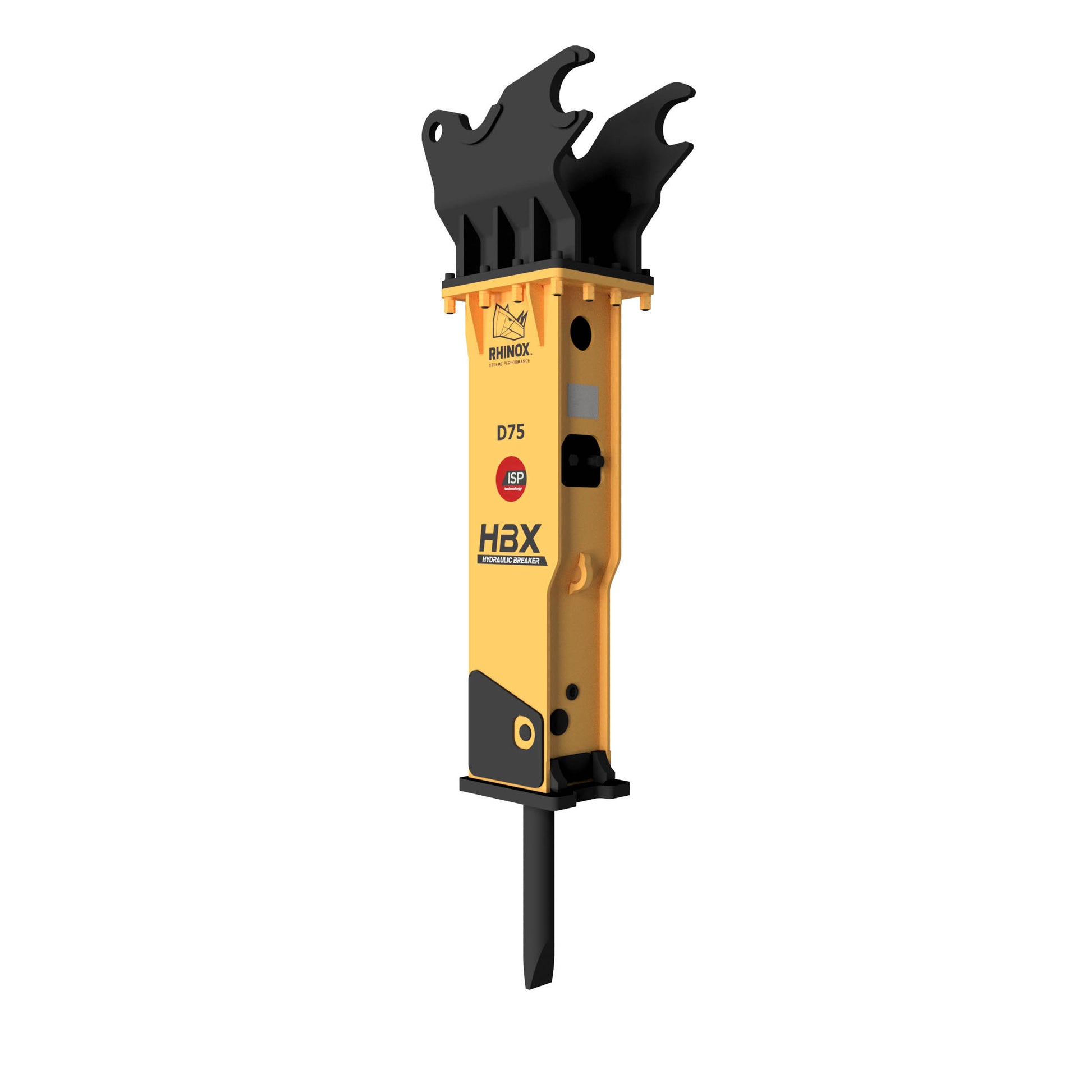 Kubota KX080 Quick Attach Hydraulic Hammer Front