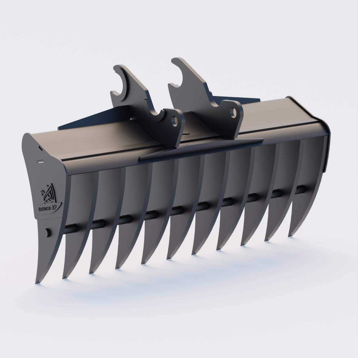 Kubota KX080 Quick Attach Land Rake 60" / 1500mm Back