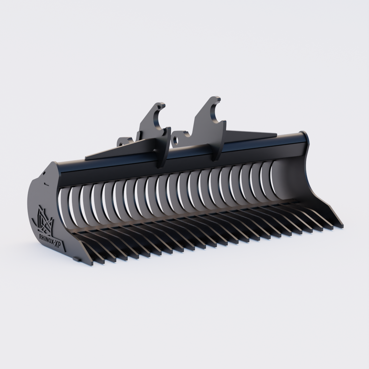 Kubota KX080 Quick Attach Rake Riddle Bucket 60" / 1500mm Front