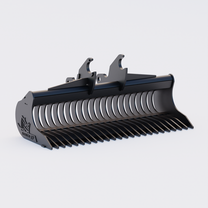 Kubota KX080 Quick Attach Rake Riddle Bucket 60" / 1500mm Front