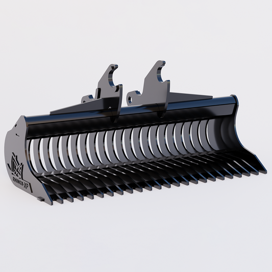 Kubota KX080 Rake Riddle Bucket 60 Inch | Rhinox Group US