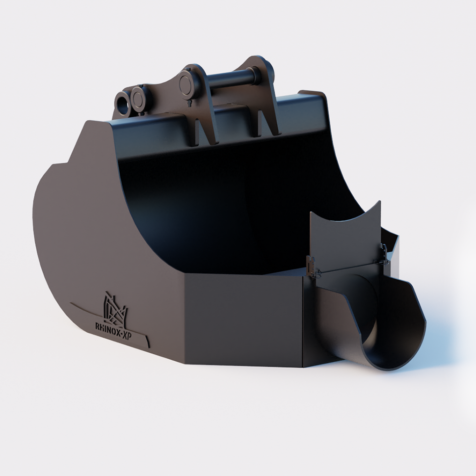 CAT 320 Concrete Pouring Bucket - Front