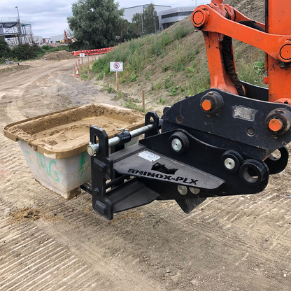 Liugong 909ECR Pallet Forks Lifestyle Image 2