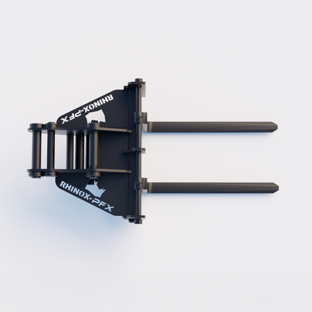 Komatsu PC130 Pallet Forks Top