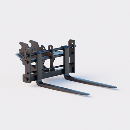Kubota KX057-4 Quick Attach Pallet Forks Front