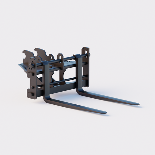 Kubota KX057-4 Quick Attach Pallet Forks Front