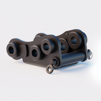Kubota KX71-2 Quick Attach Coupler Back
