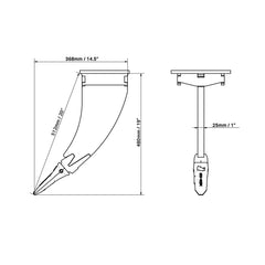 XCMG XE20E Ripper Tooth / Hook